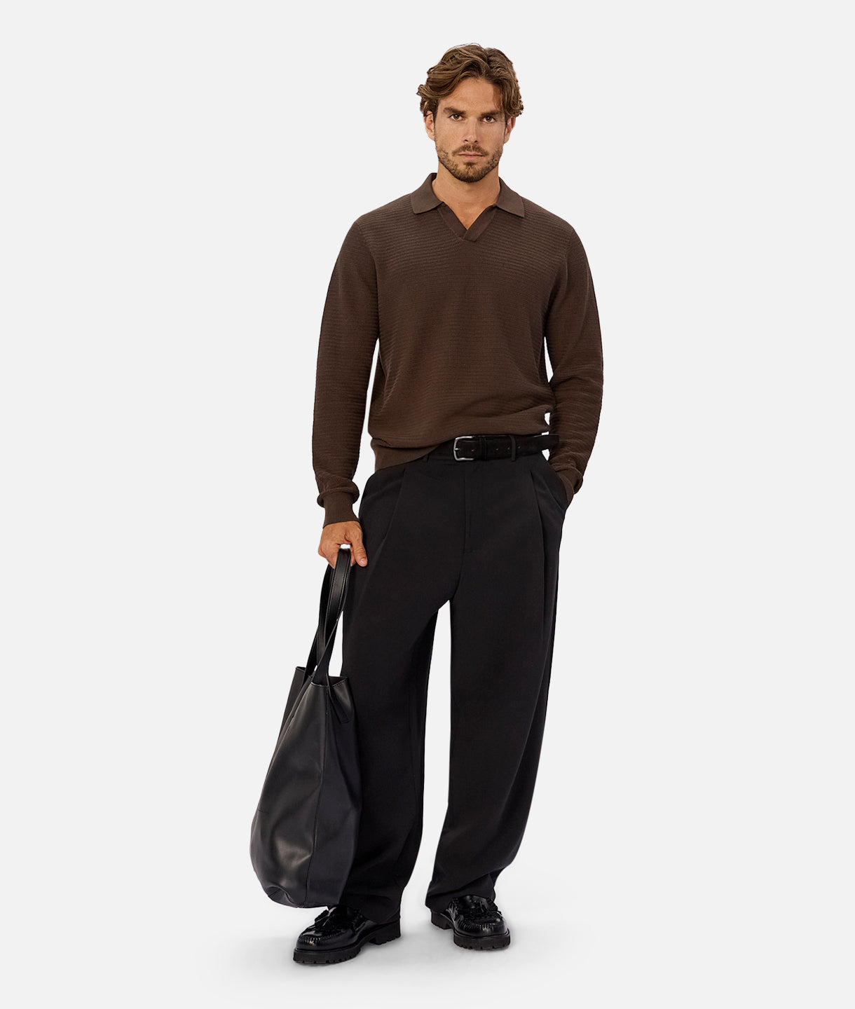 Alicante Long Sleeve Polo Shirt for Men - Comfortable & Stylish Casual Wear - Perfect for Golf, Office & Outdoor Activities