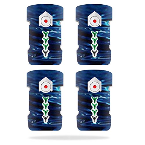 DJI Inspire 1 Battery Skin Wrap (4 Pack) - Blue Vortex Design - Protective Cover Sticker for DJI Drone Batteries - Perfect for Aerial Photography & Outdoor Adventures