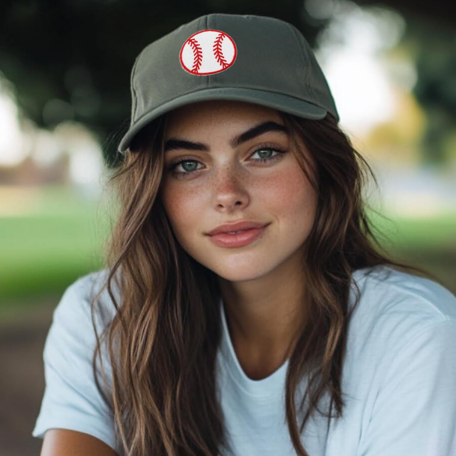 Cute-Patch Baseball Embroidered Iron-On Patches for DIY Clothing, Hats, Bags & Crafts - Customize Your Style