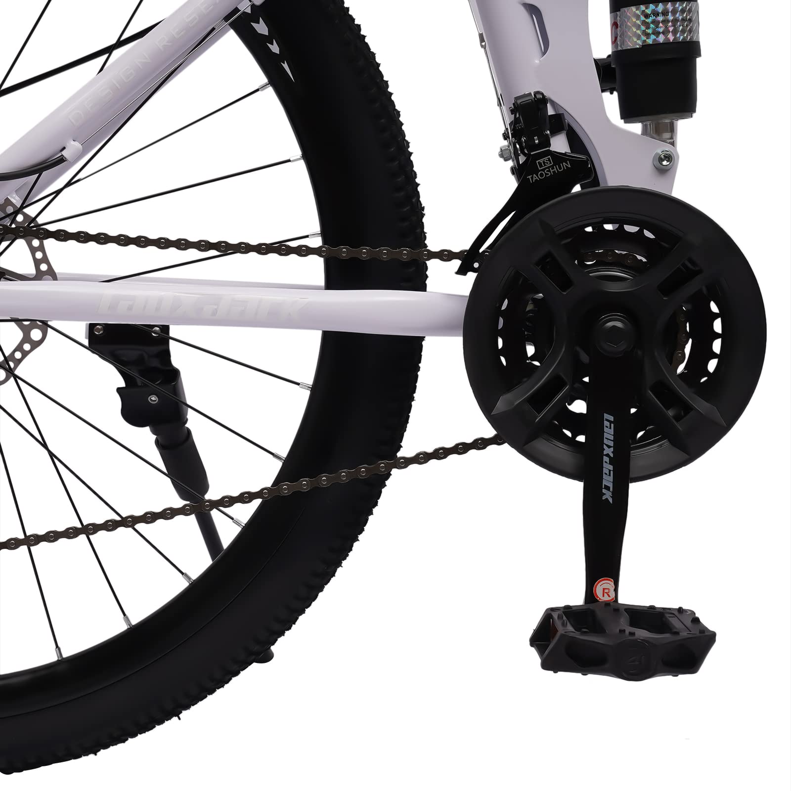 Foldable Bicycle for Adults - High Carbon Steel Folding Mountain Bike with Dual Disc Brake | Non-Slip Design for Men & Women | Perfect for Uneven Roads, Muddy Trails & Mountain Adventures | Commuting, Camping & Urban Exploration
