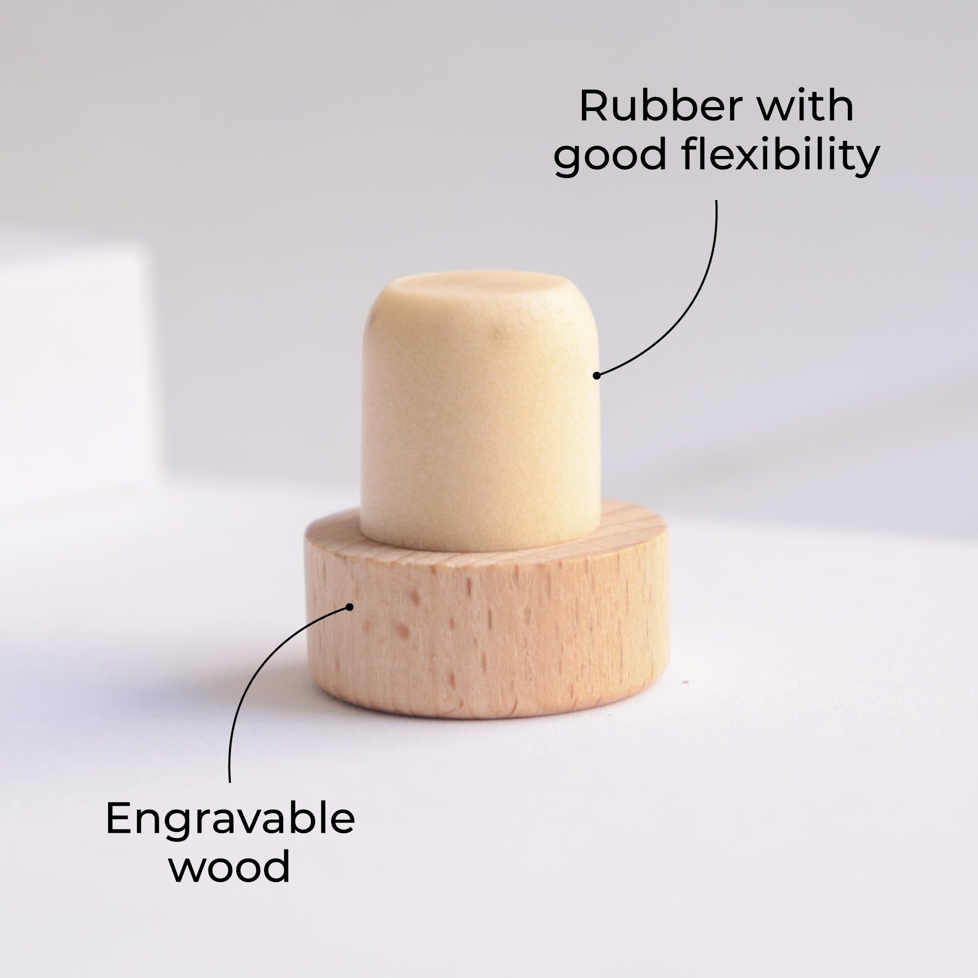 Personalized Engraved Wooden Wine Bottle Stopper Set - Custom Wedding Gifts, Housewarming Present, Party Favors in Bulk (Mr. & Mrs.) - Perfect for Anniversary Celebrations, Bridal Showers & New Home Gifts