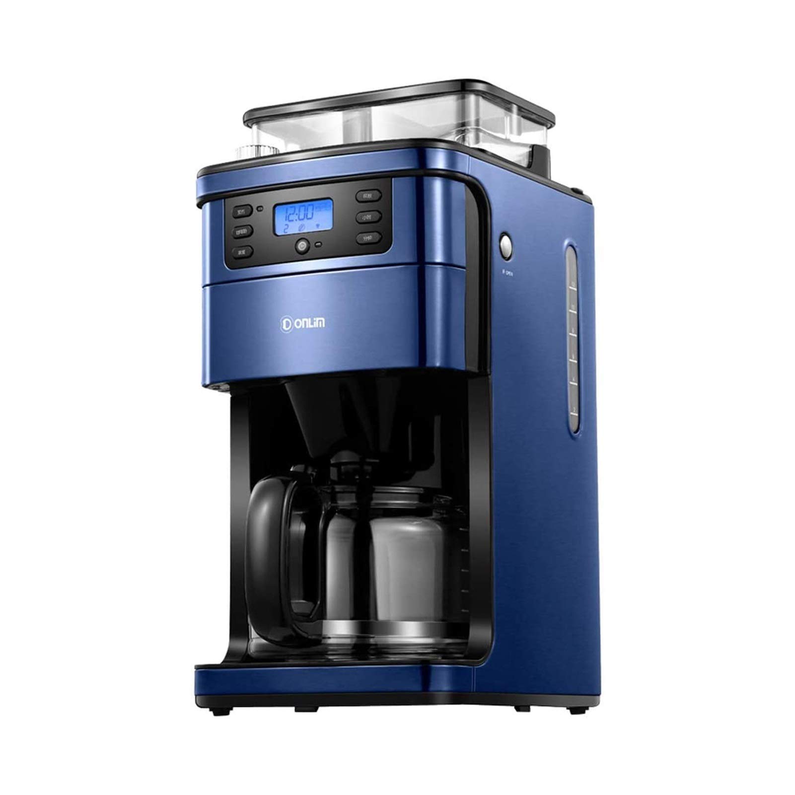Pictetw 10-Cup Programmable Coffee Maker with Built-in Conical Grinder, 50oz Grind & Brew Coffee Machine - Bold Function & Large Capacity Carafe for Home, Kitchen, Office & Morning Brewing