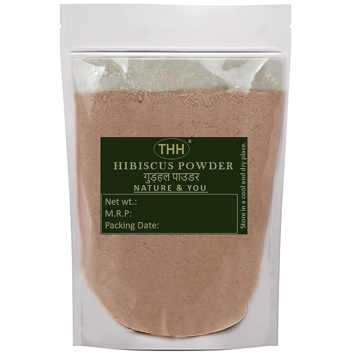 THH Organic & Herbal 400G Hibiscus Leaf Powder for Hair Growth & Scalp Care | Promotes Strong Hair, Healthy Scalp & Exfoliates Dead Skin Cells | Natural Hair Treatment for Thicker, Shinier Locks | Perfect for DIY Hair Masks & Scalp Treatments at Home
