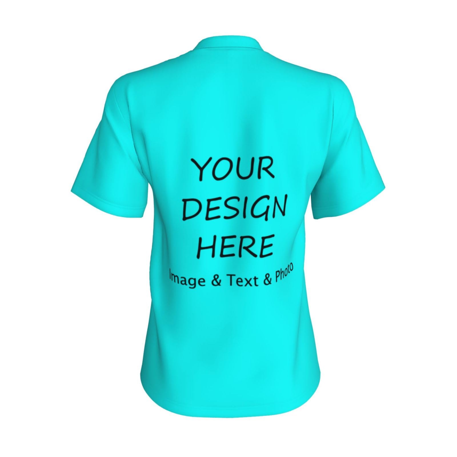 Custom Printed T-Shirts for Women - Personalized Photo/Text/Logo Tees - Unique Custom Gifts for Birthdays, Parties & Events (4-Sided Printing) - Perfect for Family Reunions, Bachelorette Parties & Corporate Events
