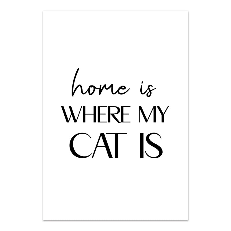 Inspirational Quotes Wall Art - Modern Cursive Verse Canvas Paintings & Posters for Home Office Decor | Nordic Style Motivational Wall Decor for Living Room, Bedroom & Workspace