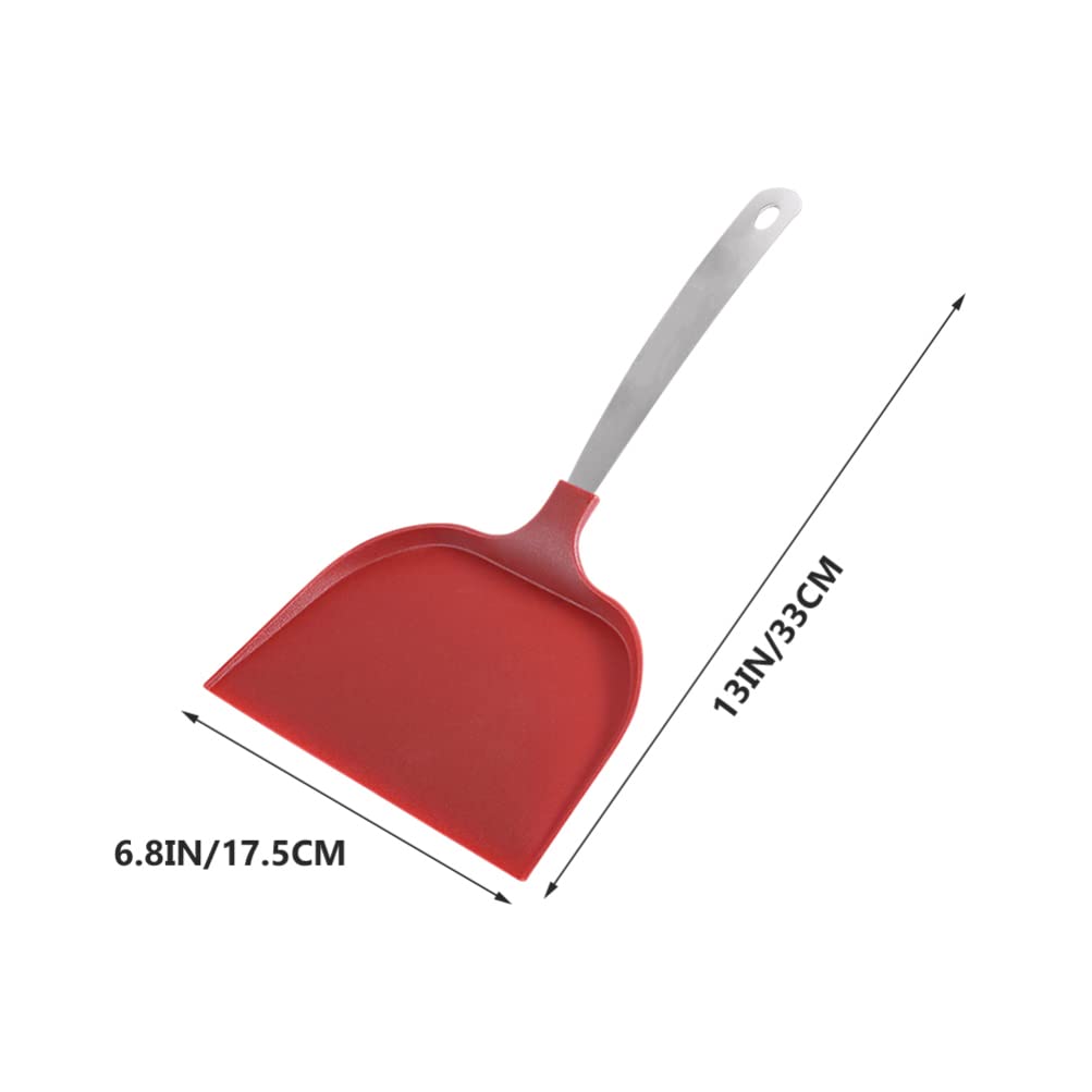 Premium Stainless Steel Pizza Peel with Nylon Handle - Multi-Functional Pizza Spatula for Baking, Serving & Cake Decorating - Ideal for Home Kitchens, Pizzerias & Bakeries