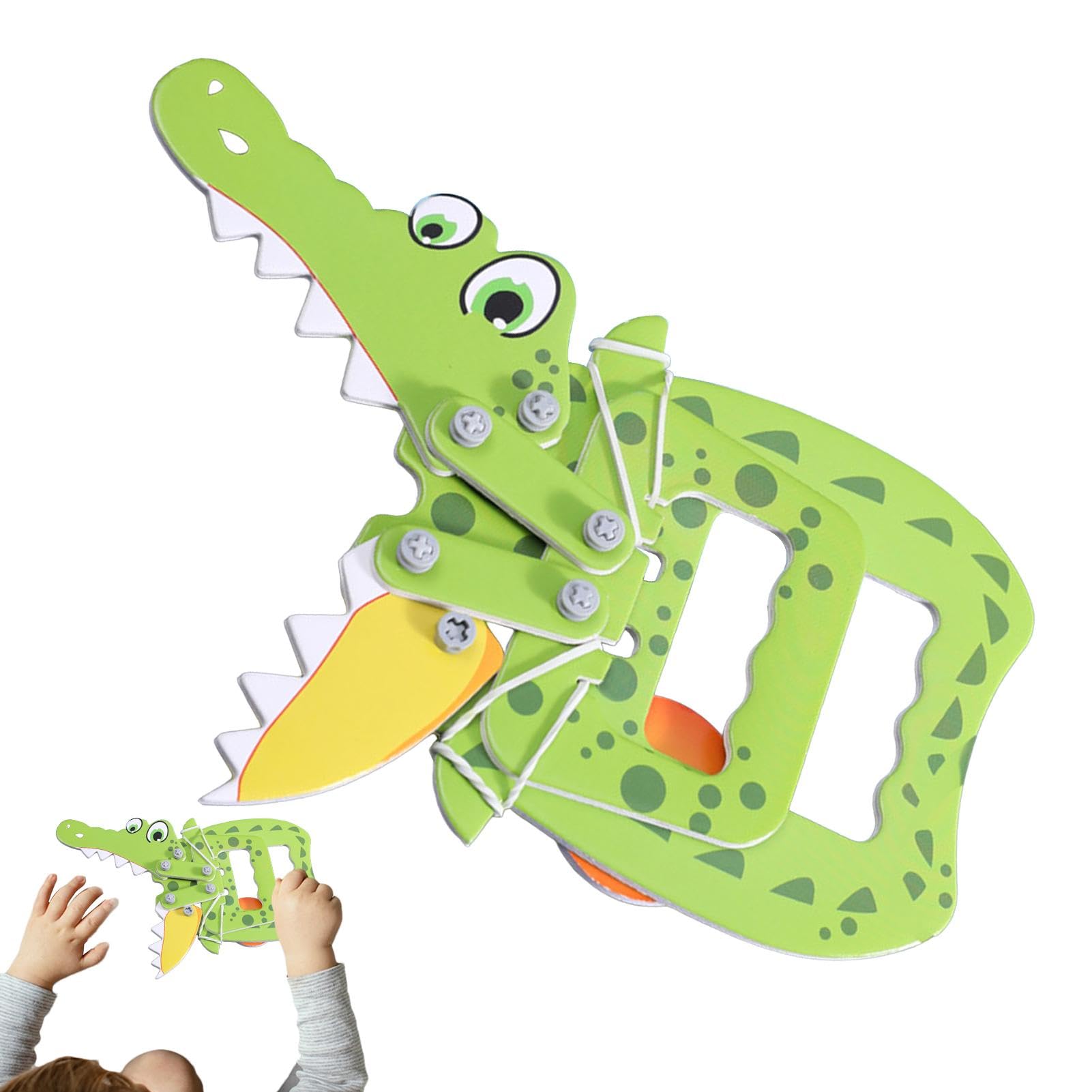 Vriusi Crocodile Toys - Realistic Alligator Animal Model for Kids, Educational Preschool Classroom Party Favors, Interactive Crocodile Games & Learning Toys - Perfect for Birthday Gifts, STEM Activities, and Animal-Themed Playtime