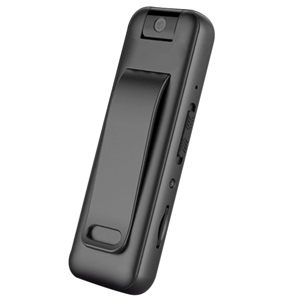 Komdndht 1PCS Mini Body Worn Camera - 180° Invisible Sports Camera for Outdoor Activities, No Night Vision - Perfect for Cycling, Hiking, Police & Security Recording