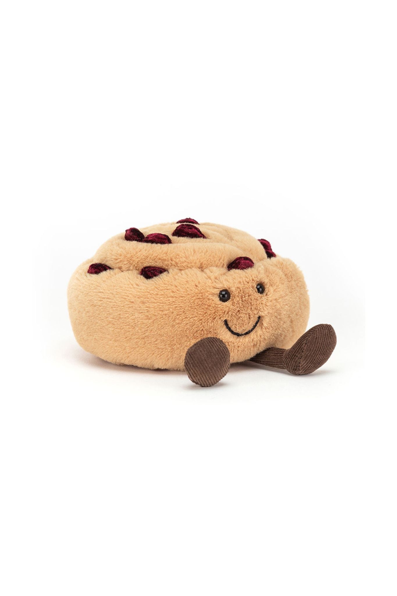 Jellycat Amuseables Pain Au Raisin Plush Toy - Soft & Cuddly French Bread Stuffed Animal for Kids & Adults - Perfect Gift for Birthdays, Baby Showers & Home Decor