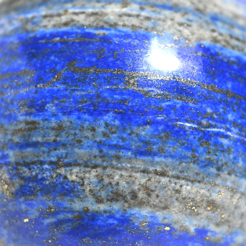 Natural Lapis Lazuli Sphere - Healing Crystal Ball for Meditation, Reiki, and Spiritual Energy - Perfect for Home Decor, Yoga, and Chakra Balancing