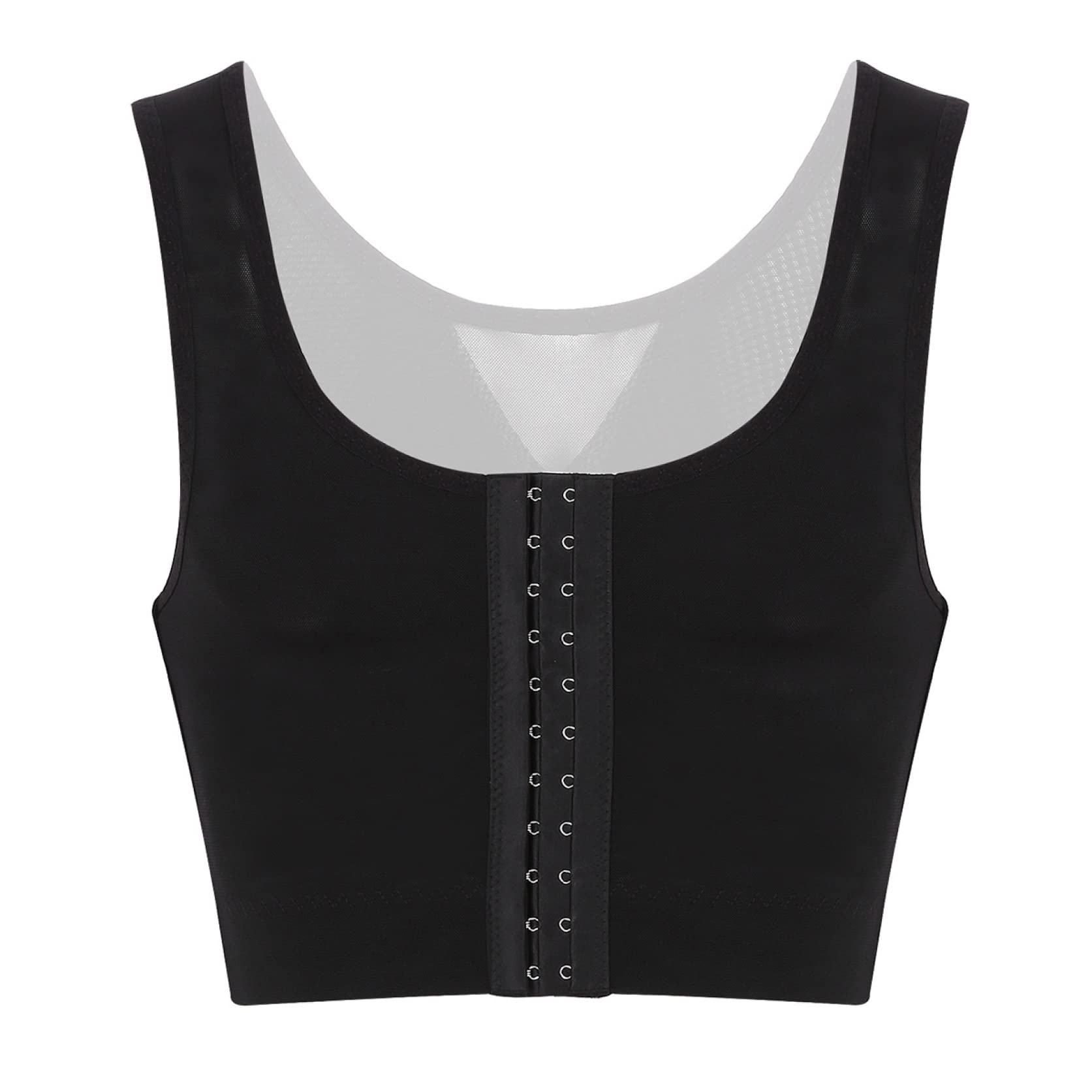 EBRICON Men's Body Shaper Compression Shirt - Slimming Vest for Chest & Tummy Control - Ideal for Gym, Workout & Everyday Wear