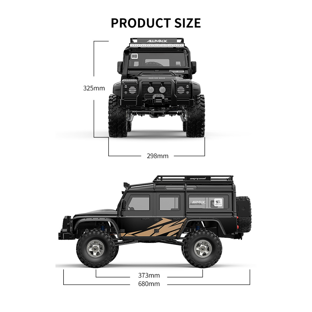 MJX Hyper Go H8H+ 1/8 Scale 2.4G 4WD RC Truck with Sensored Brushless Motor & 80A FOC ESC - High Speed Off Road Remote Control Car for Adults & Kids - Perfect for Backyard Racing, Off Road Bashing & RC Car Enthusiasts