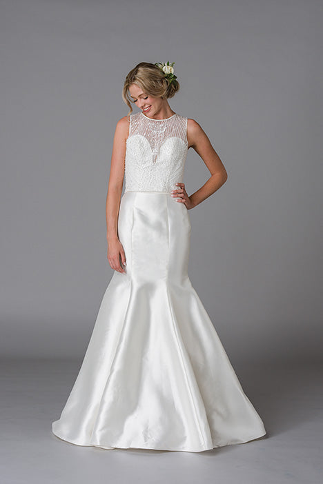 Lis Simon SS201 Beaded Embellished Bodice - Elegant Women's Party Dress for Weddings, Evening Gala & Special Occasions
