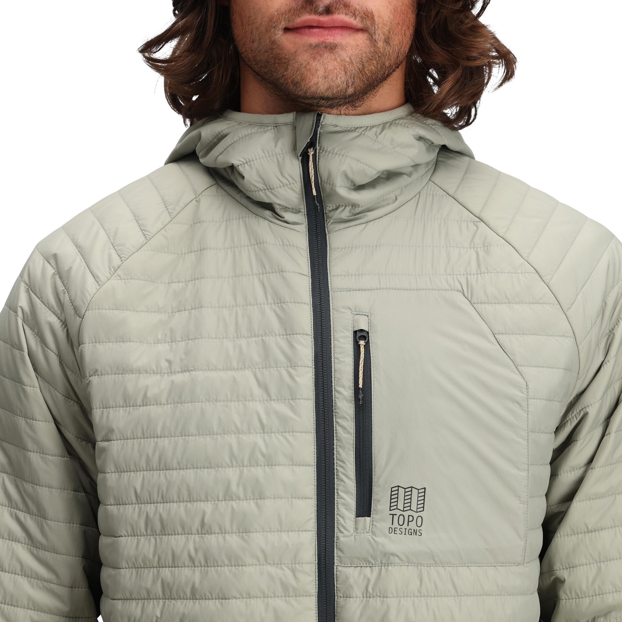 Global Puffer Hoodie for Men - Lightweight Winter Jacket with Hood - Perfect for Outdoor Activities & Casual Wear