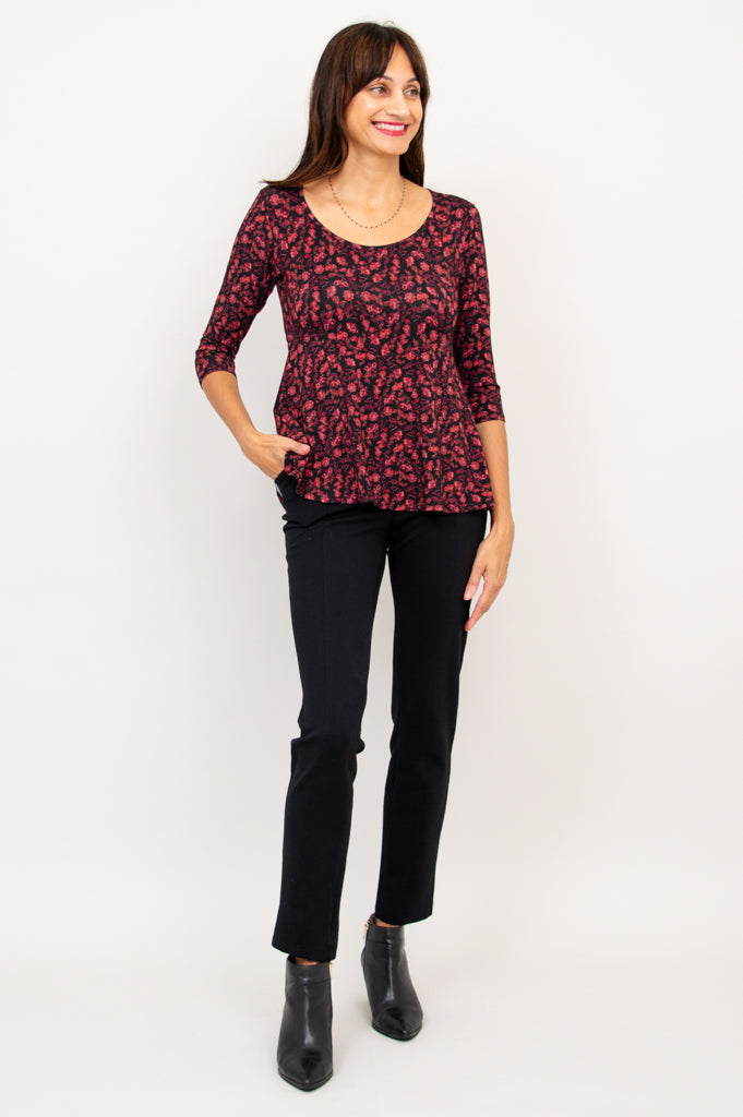Kimmy Top - Floral Bamboo Blouse for Women | Breathable & Comfortable Summer Wear | Perfect for Beach, Vacation & Casual Outings