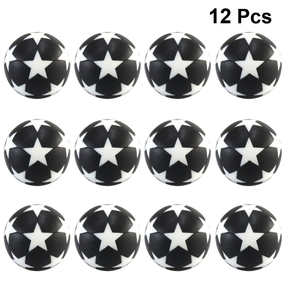 VOSAREA 12pcs Table Soccer Accessories - Mini Tabletop Football Replacement Parts for Outdoor, Home, Office, and Party Games