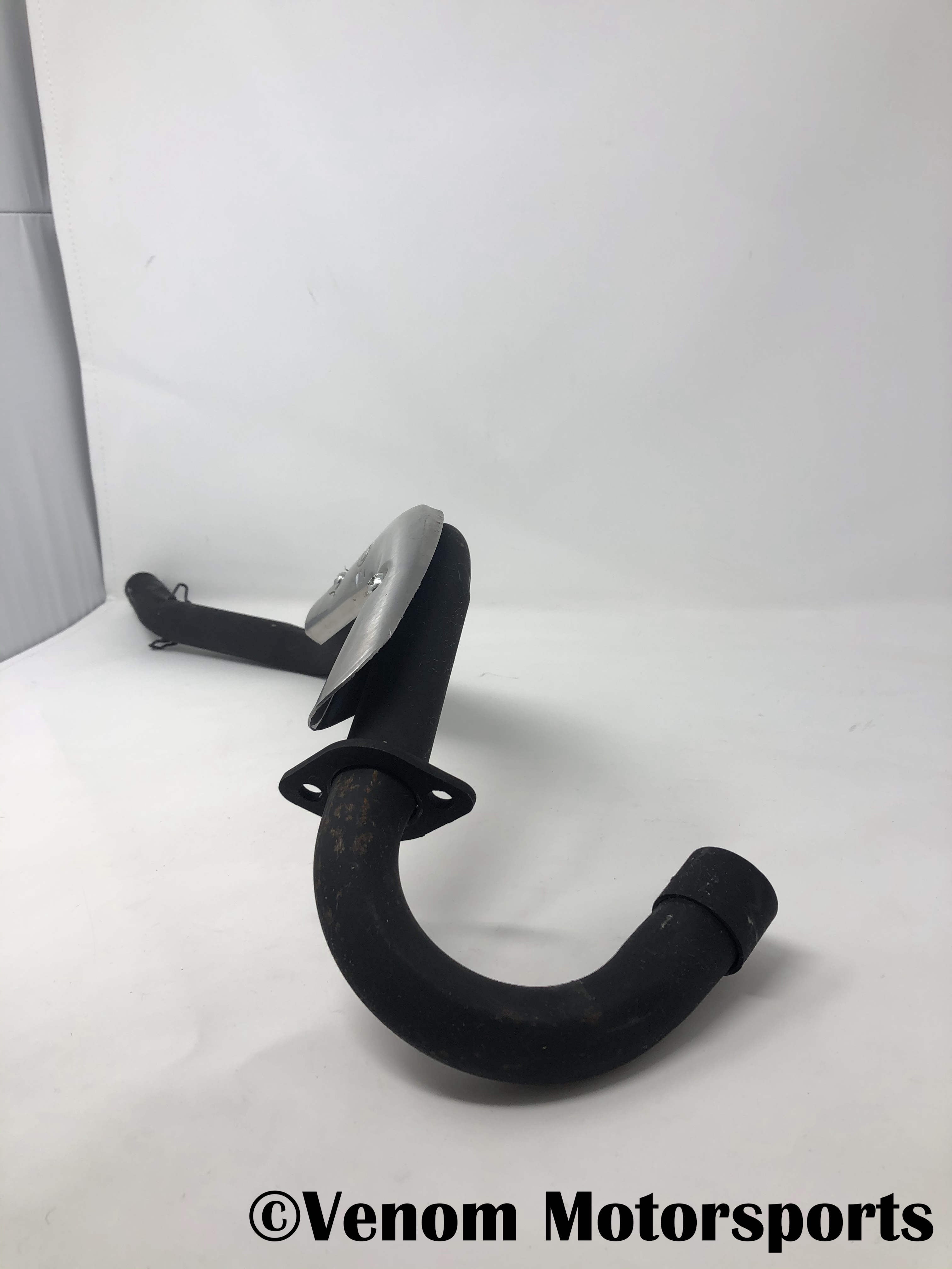 Venom 125cc ATV Replacement Exhaust Pipe - High-Performance Upgrade for Off-Road & Trail Riding