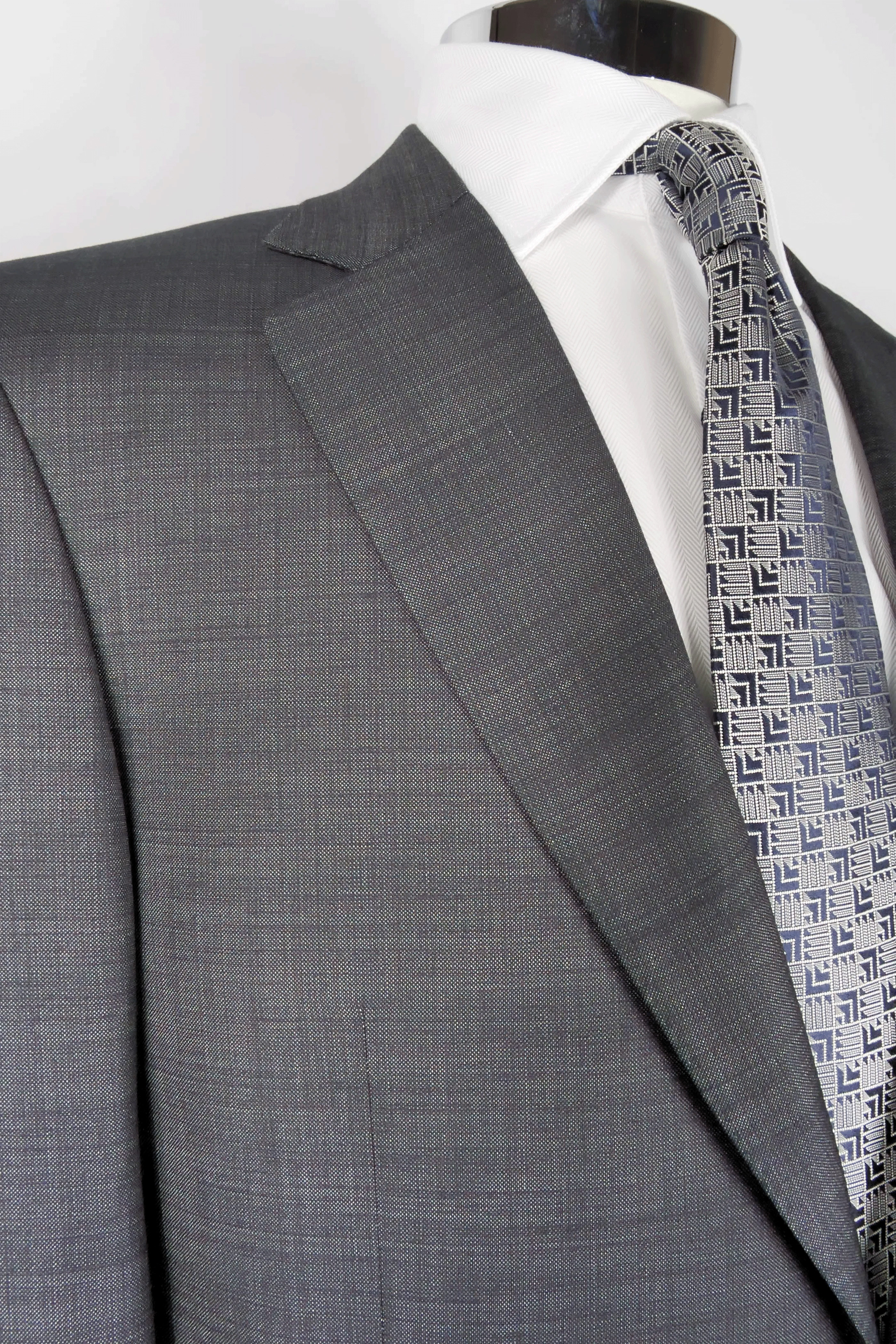 CANALI SHARKSIN Men's Slim Fit Suit - Premium Business & Formal Wear for Weddings, Interviews & Special Occasions
