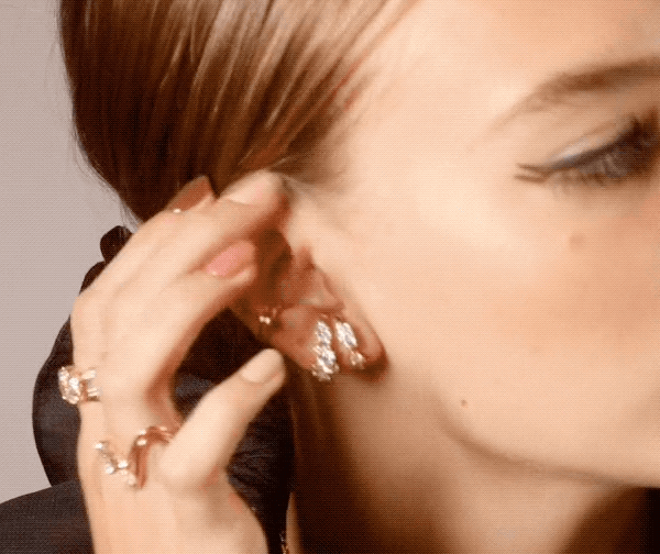 Asymmetrical Zaha Cluster Earrings - Trendy Boho Chic Dangle Earrings for Women, Perfect for Parties, Weddings & Everyday Wear