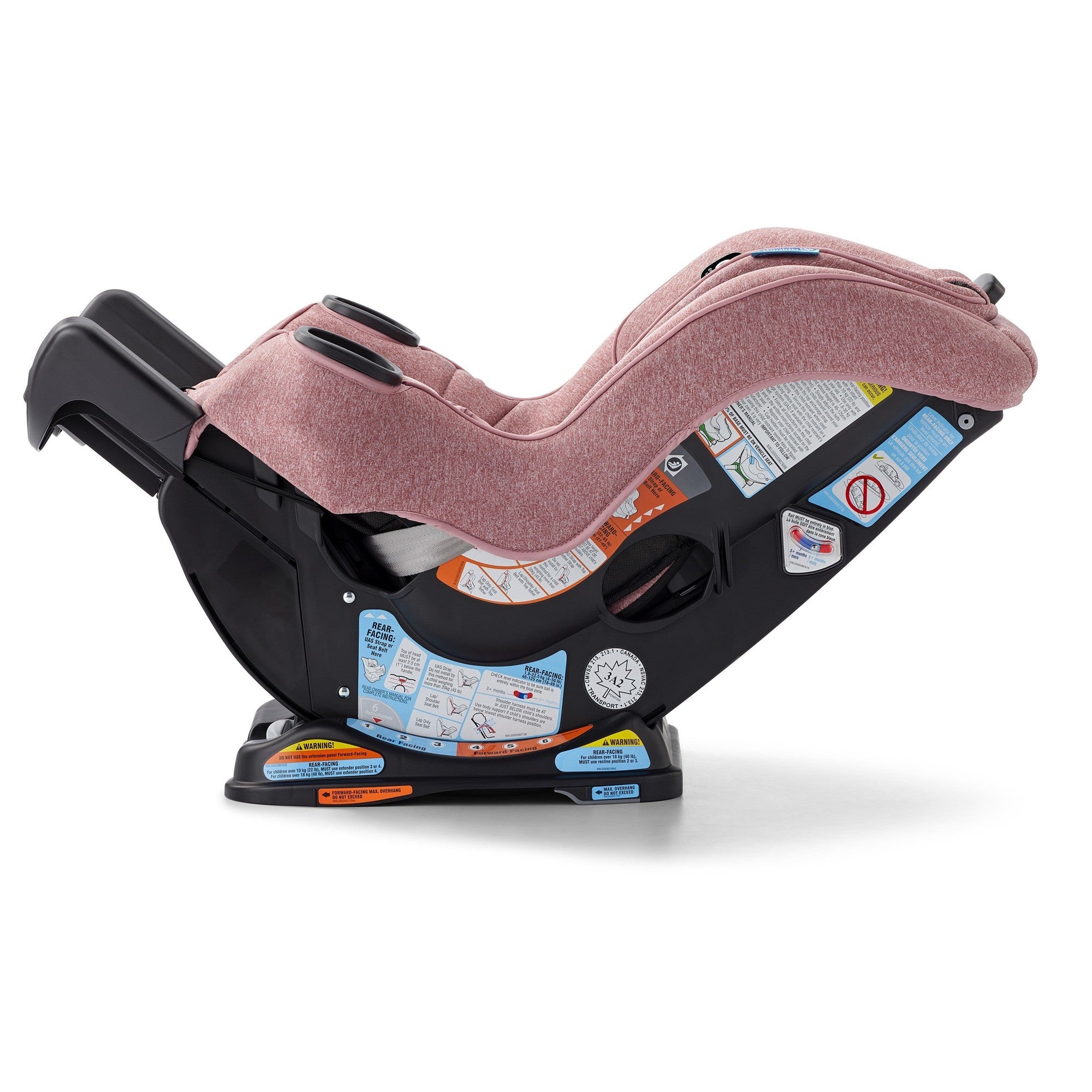 Graco Extend2Fit Convertible Car Seat - 3-in-1 Rear Facing, Forward Facing & Booster Seat with Extended Rear-Facing for Kids 4-120 lbs - Perfect for Travel, Daily Commute & Family Road Trips