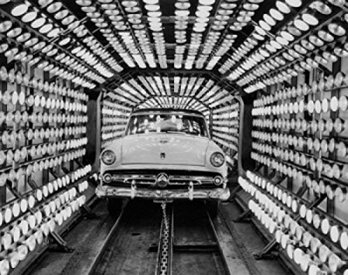 Posterazzi Enamel Drying Oven in Car Factory Poster Print - 18x24 Inch Wall Art for Industrial Decor, Garage & Workshop
