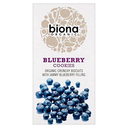 Biona Organic Blueberry Cookies 175g - Healthy Snack for Kids & Adults