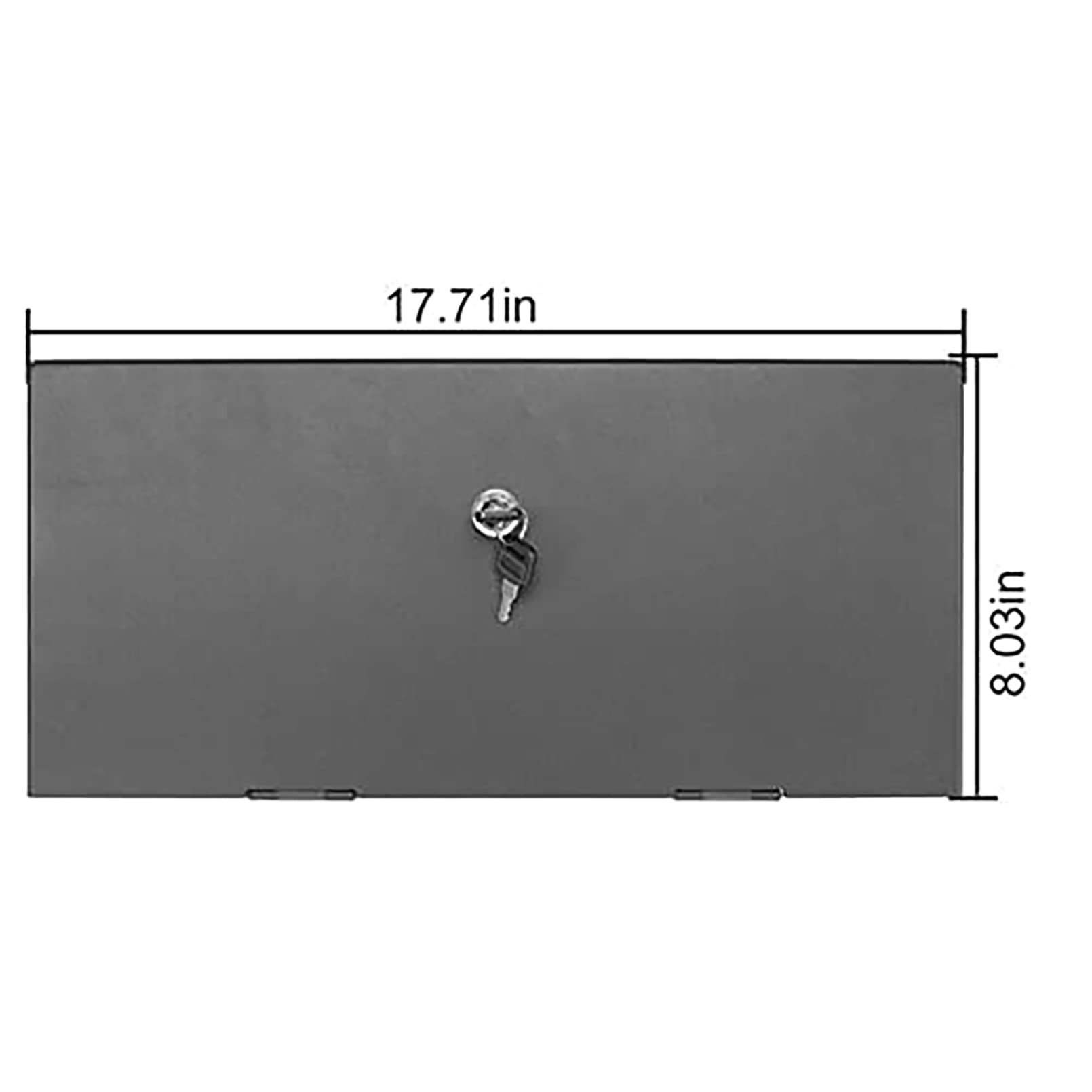 Toyota Tacoma Truck Bed Security Lock Lid (2005-2022) - Heavy Duty Steel Storage Cover for 2nd & 3rd Gen Tacoma Pickups | Secure Cargo & Outdoor Gear Storage