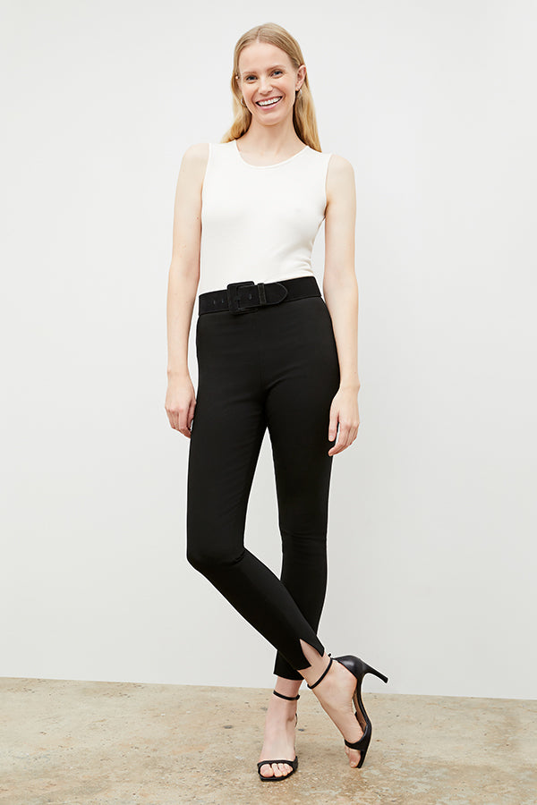 Skinny Foster PowerStretch Pants for Women - Slim Fit Stretchable Activewear in Black | Perfect for Yoga, Running & Gym Workouts