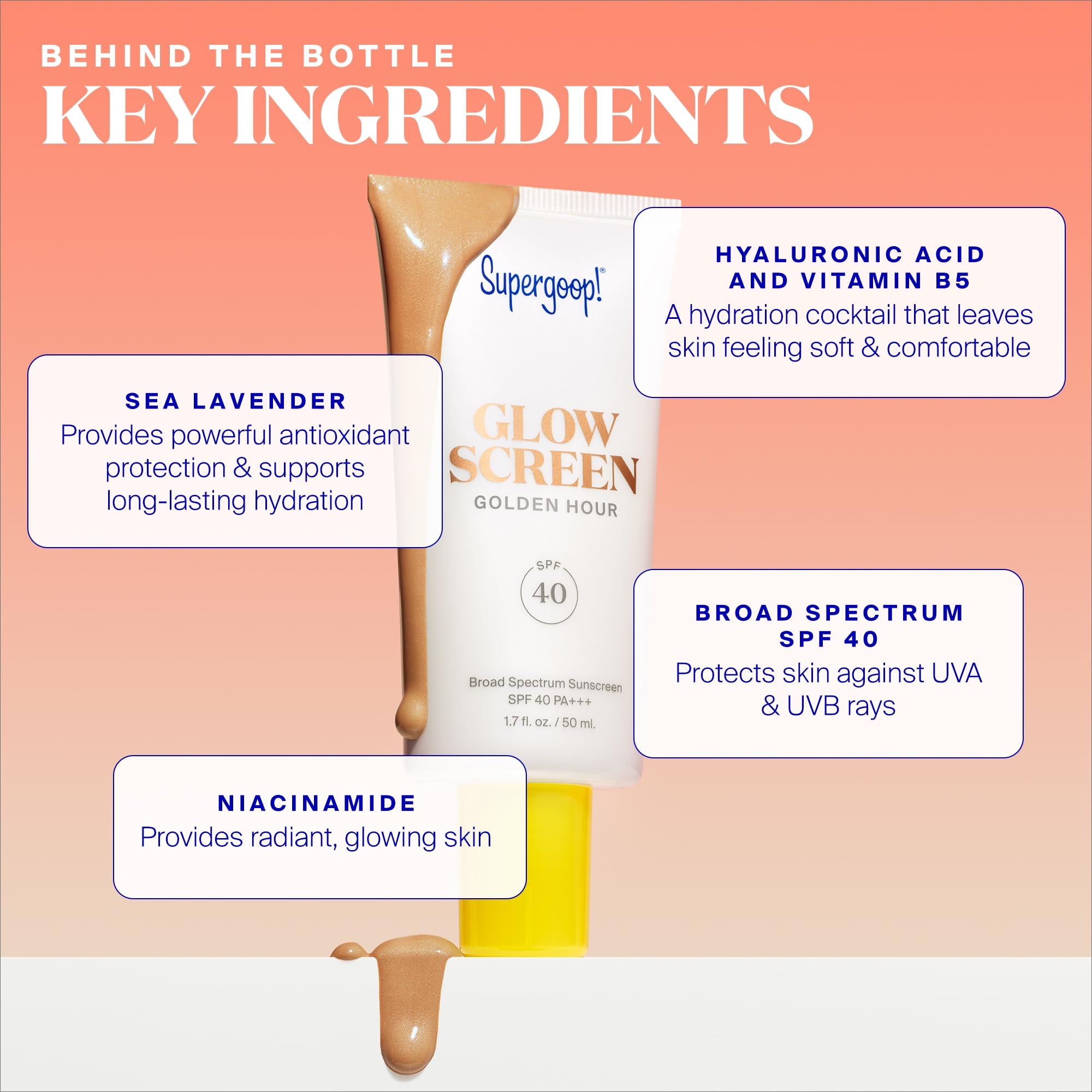 Supergoop! PLAY Everyday Lotion SPF 50 (18 fl oz) + Glowscreen SPF 40, Sunrise (1.7 fl oz) - Broad Spectrum Sunscreen for Face & Body, Sensitive Skin, Water-Resistant, Non-Greasy | Perfect for Beach, Pool & Outdoor Activities