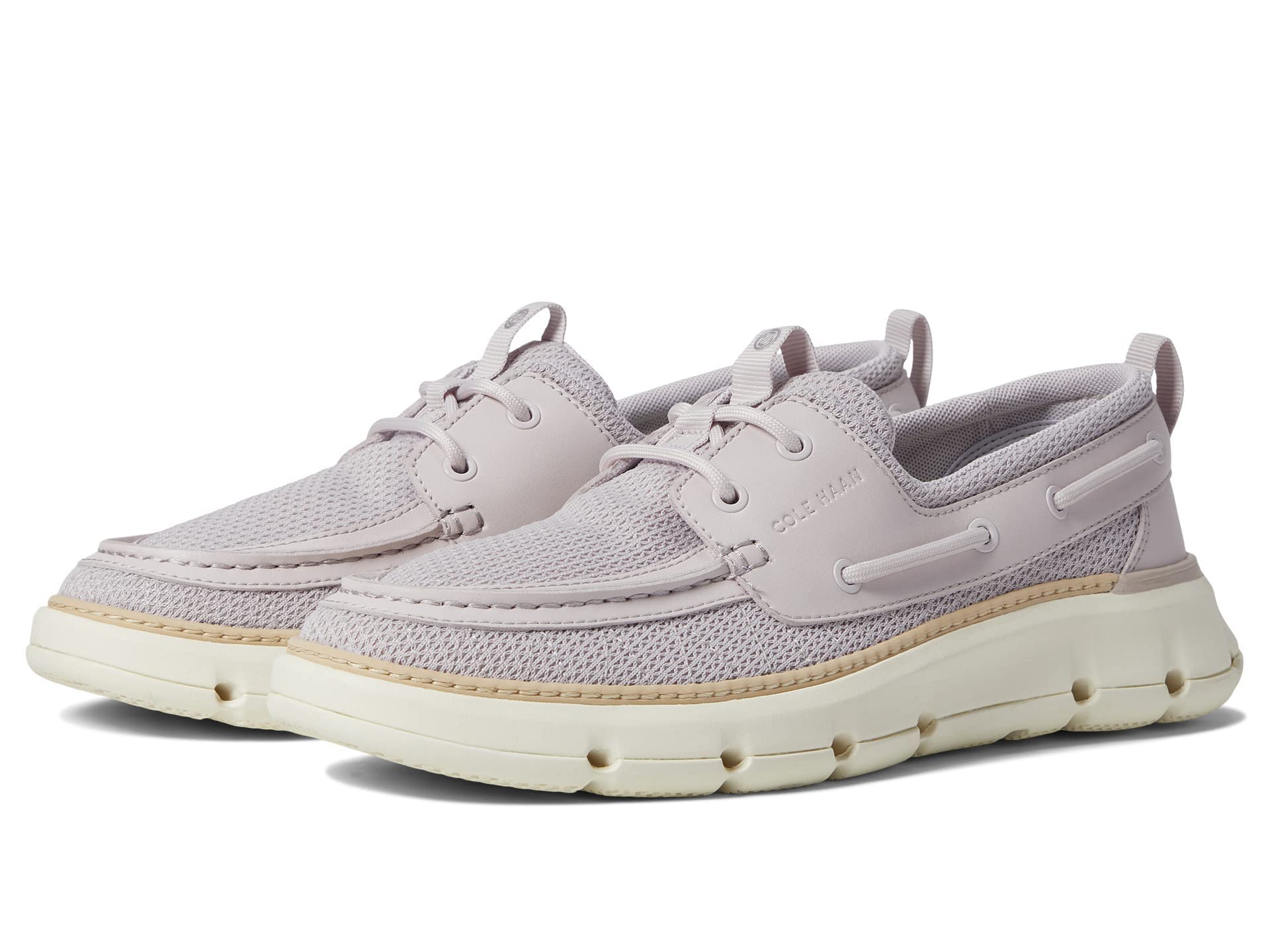 Cole Haan 4.Zerogrand Regatta Sneakers for Men - Lavender/Pink Peacock/Ivory Color, Size 9 B (M) | Lightweight Comfortable Walking Shoes for Travel, Work & Casual Wear