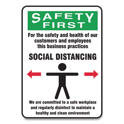 Accuform® Social Distance Signs - 7