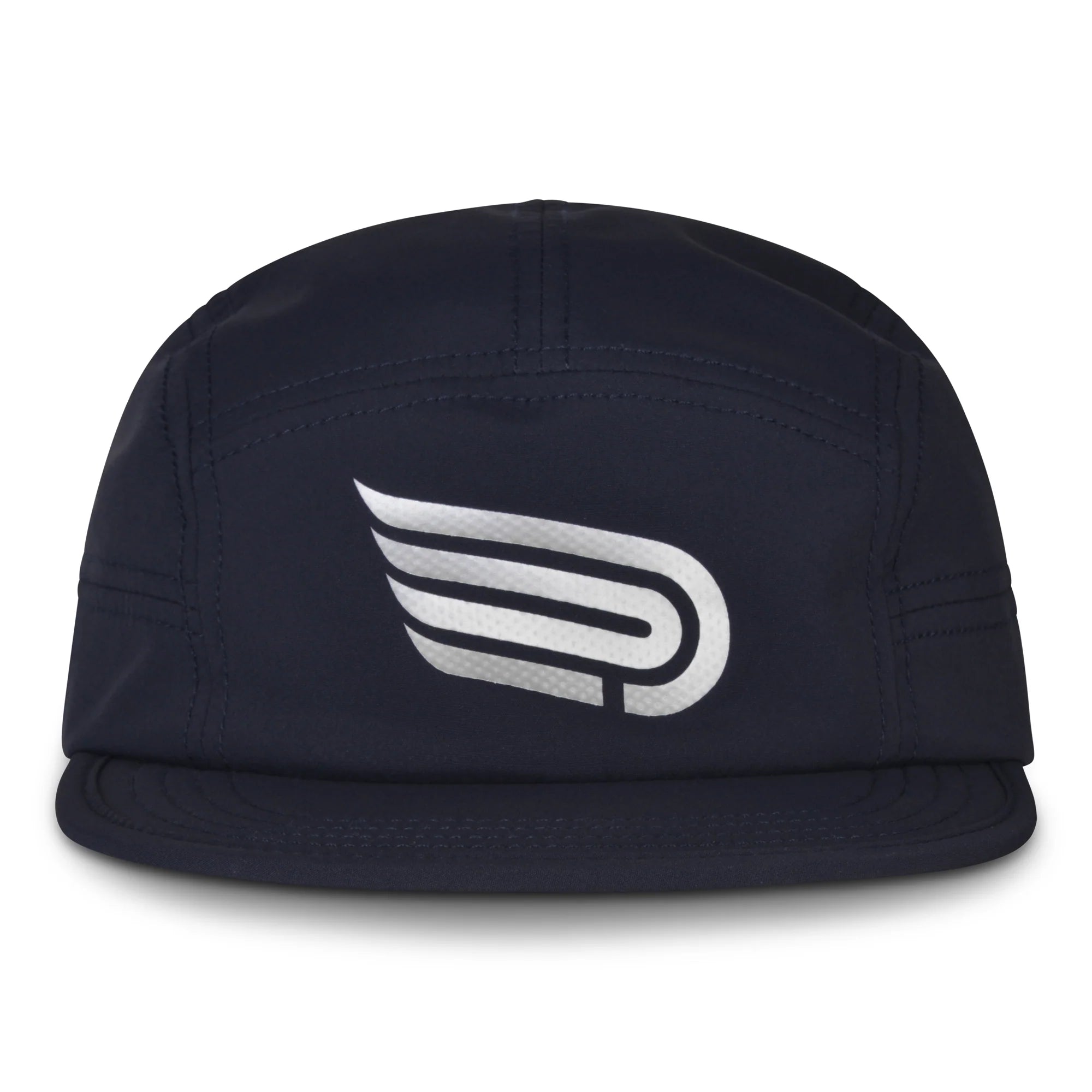 Pressio Core Cap Navy/Silver - Adjustable Baseball Hat for Men & Women - Breathable & Lightweight for Outdoor Sports, Hiking, Running, and Casual Wear