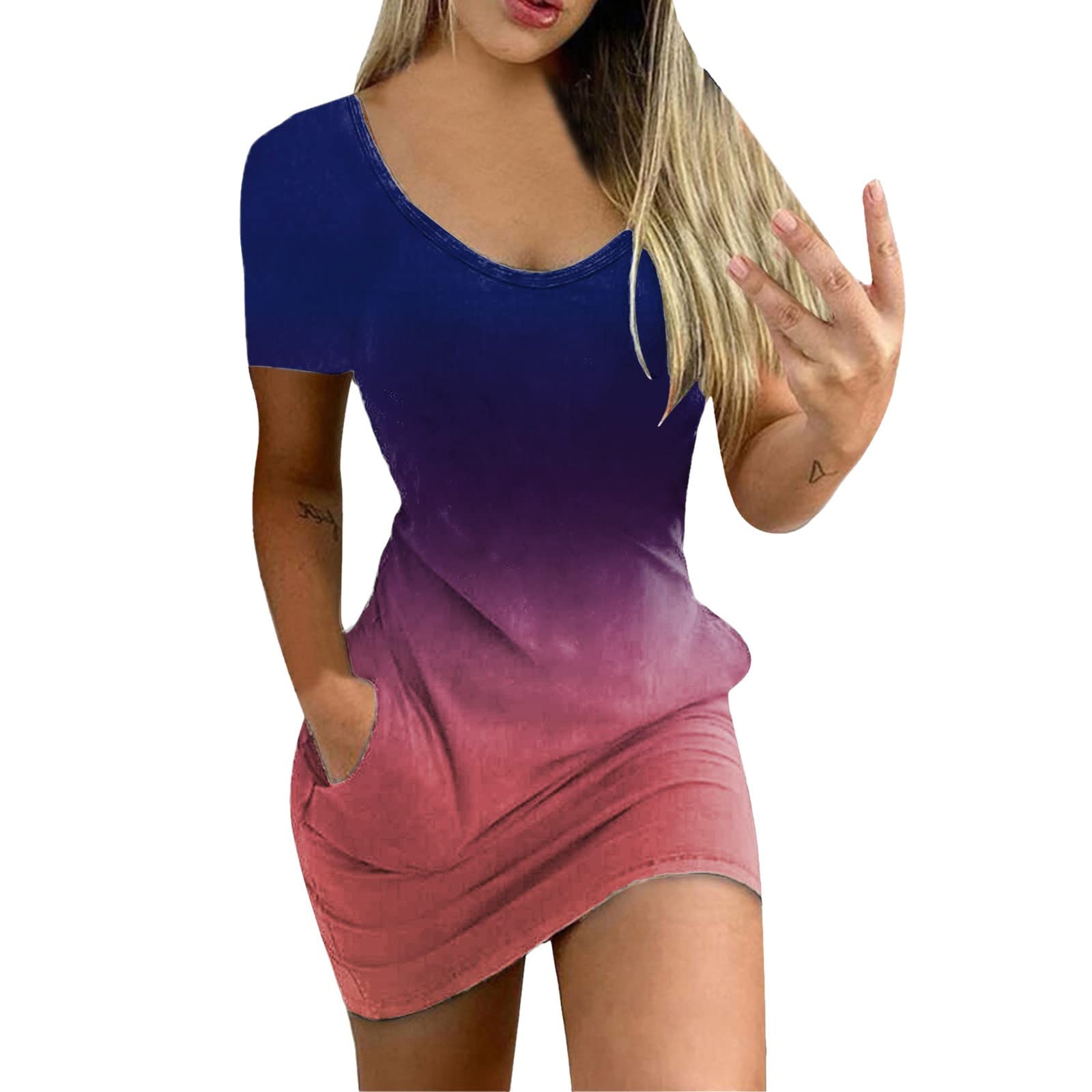 Women's Casual Printed V-Neck Sleeveless Mini Dress - Flowy Waist Vest for Summer, Beach, and Party Wear