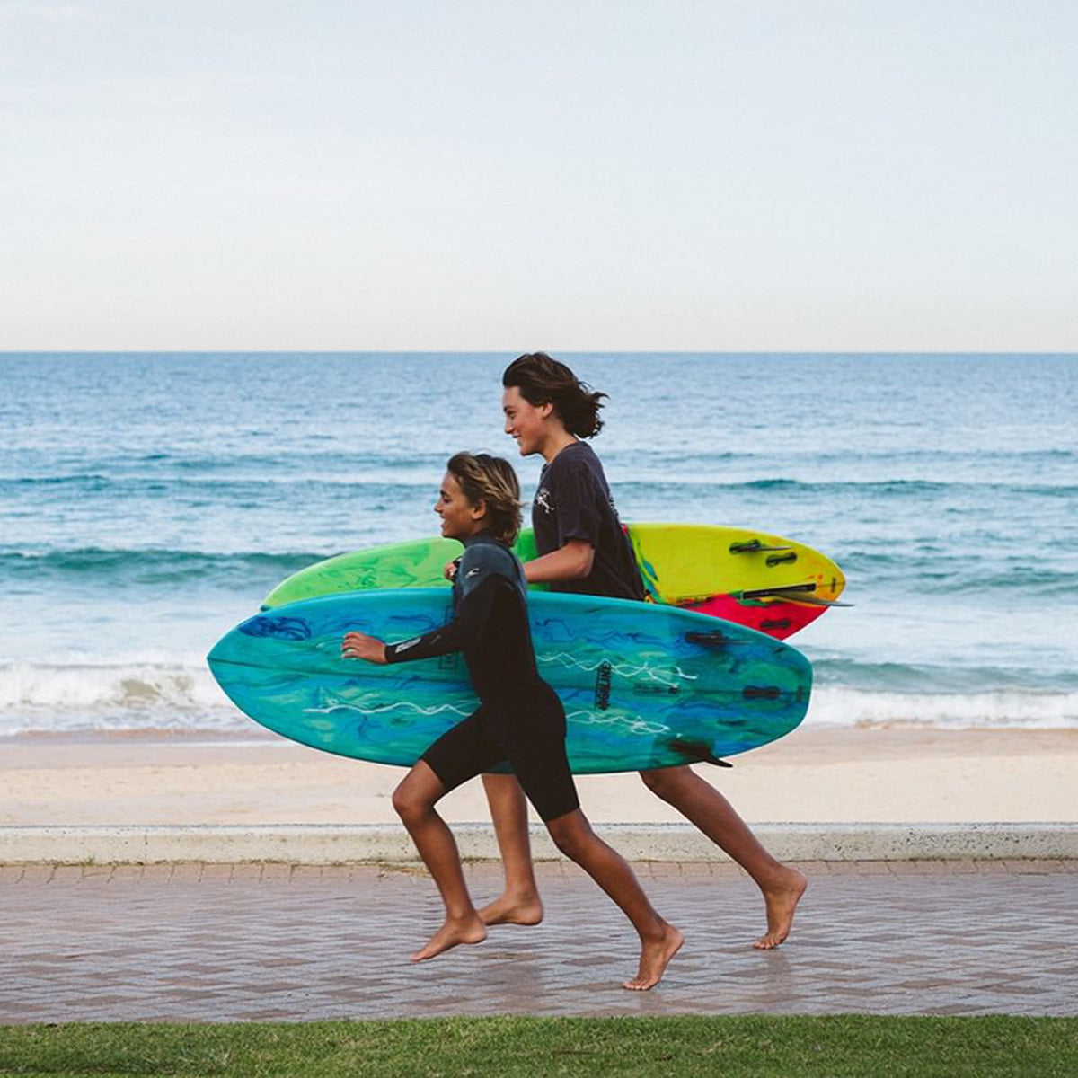 Modern Highline 2.0 6'9 PU Clear Surfboard - Premium Performance Longboard for All Skill Levels | Perfect for Wave Riding, Cruising & Beach Fun