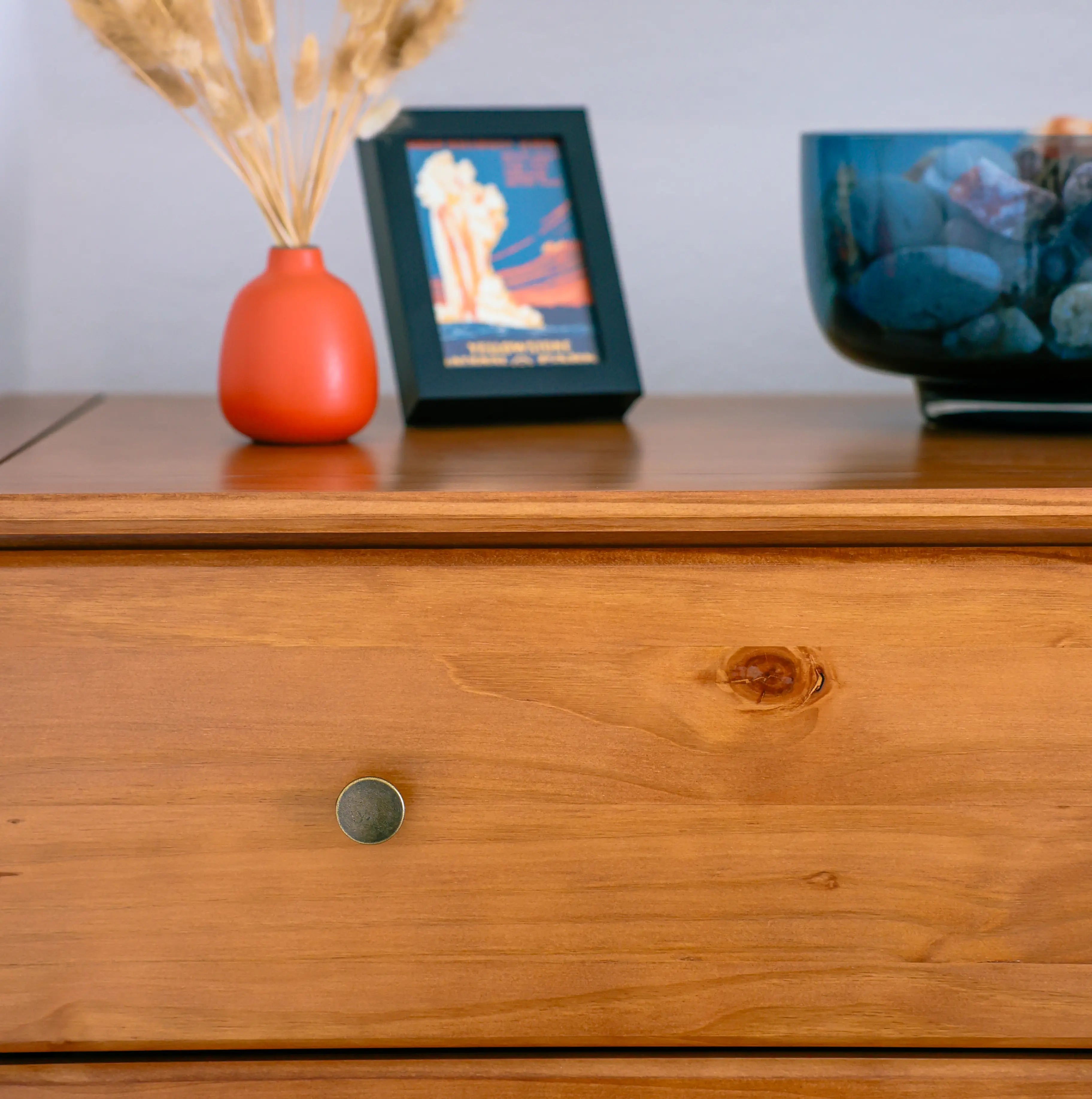 6 Drawer Shaker Dresser - Solid Wood Bedroom Furniture for Storage & Organization - Perfect for Bedrooms, Guest Rooms, and Dorm Rooms