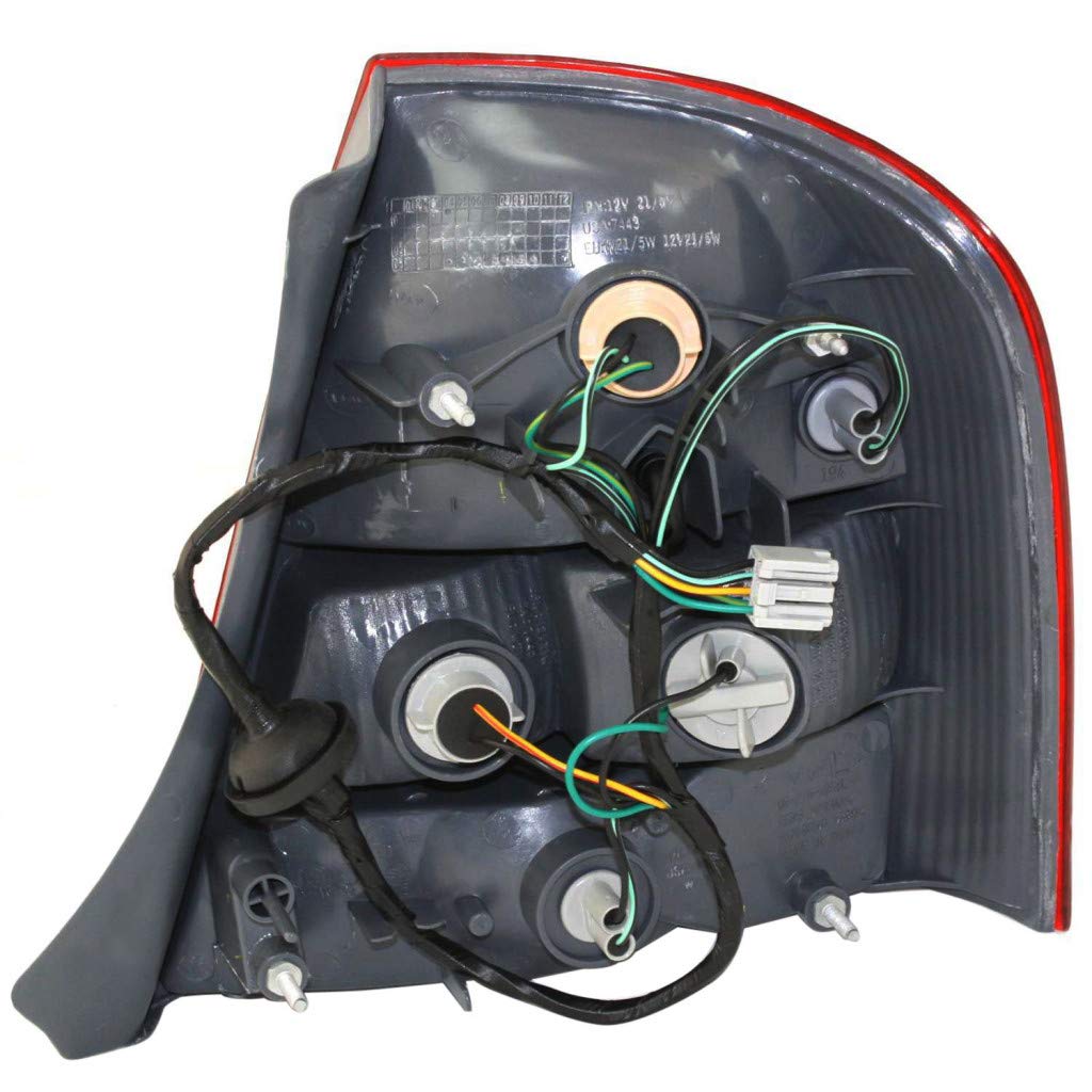 1999-2003 Mazda Protege Sedan Driver Side Tail Light Assembly - OEM MA2800112 & BL8D51160 Replacement - Perfect for Night Driving & Enhanced Safety