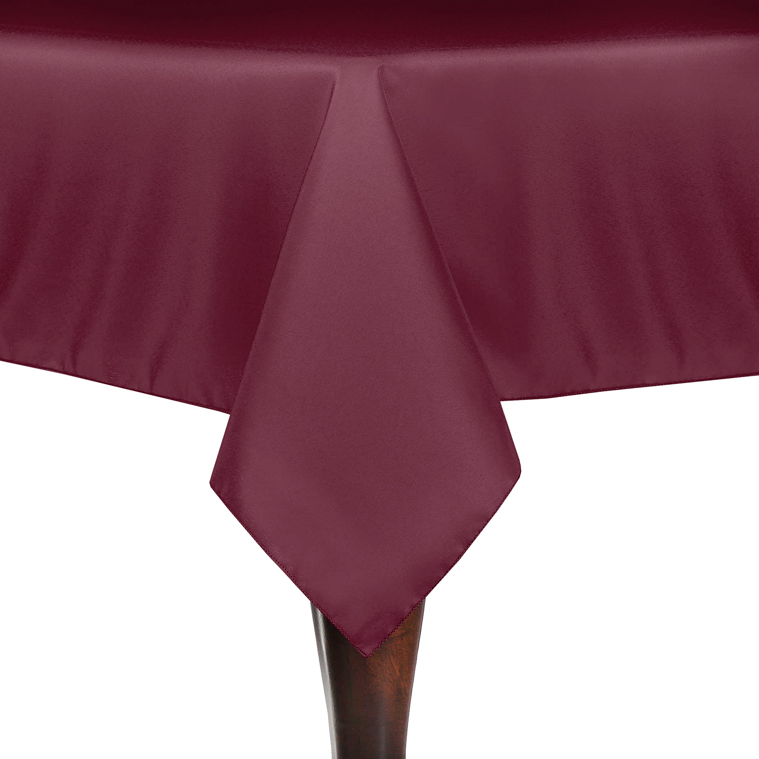 60x90 Inch Raspberry Red Polyester Tablecloth for Dining & Events