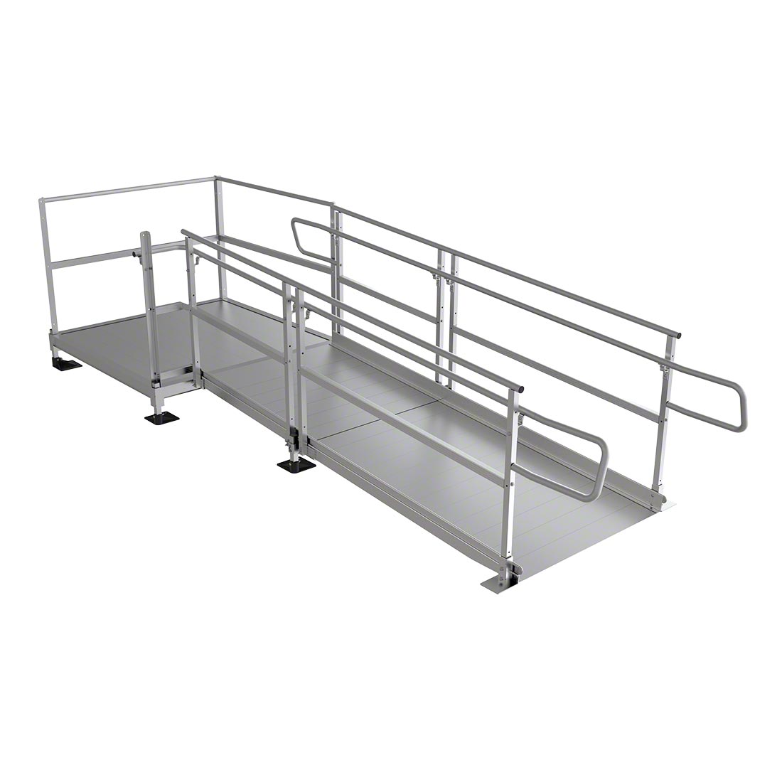 Pathway 3G Modular Ramp System - Heavy Duty Aluminum Wheelchair Ramp for Home & Business Access - Perfect for Steps, Doorways & Vehicles