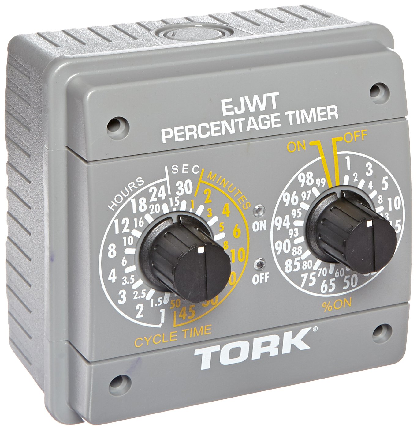 NSI Series EJWT Tork Percentage Timer Switch - 120-240VAC Input, 60Hz, SPDT Output - Ideal for HVAC Systems, Industrial Automation & Lighting Control