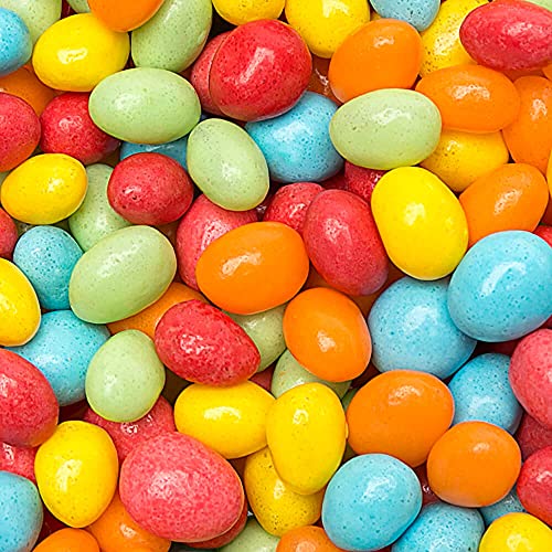 Trolli Sour Brite Jelly Beans - 8 Flavor Assorted Sour Candy Bulk Pack (2 lbs) - Perfect for Halloween Treats, Party Favors, and Office Snacks