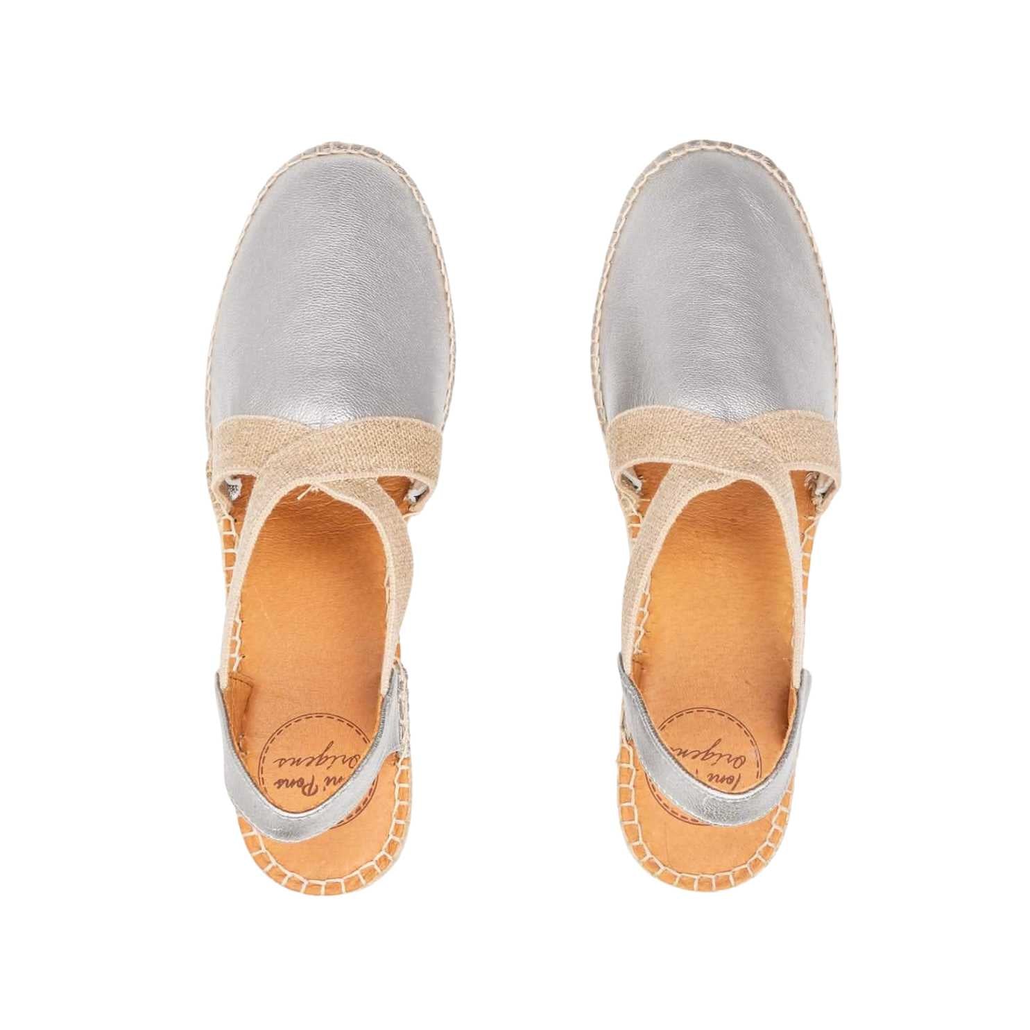 Women's Plain Leather Wedge Espadrilles - Comfortable Casual Summer Shoes for Beach, Vacation & Everyday Wear | Tossa