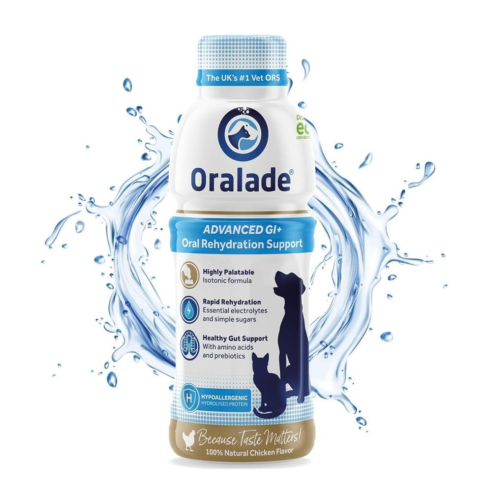 Oralade GI Support for Dogs & Cats - Hydration & Digestive Health Supplement for Pets - Perfect for Recovery, Travel & Digestive Upset Relief