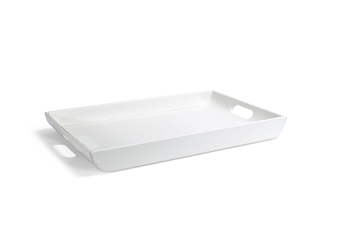 FOH Milan Flare Tray Set of 2, 18.25 x 12 Inches - Elegant Serving Tray for Parties, Dining & Home Decor