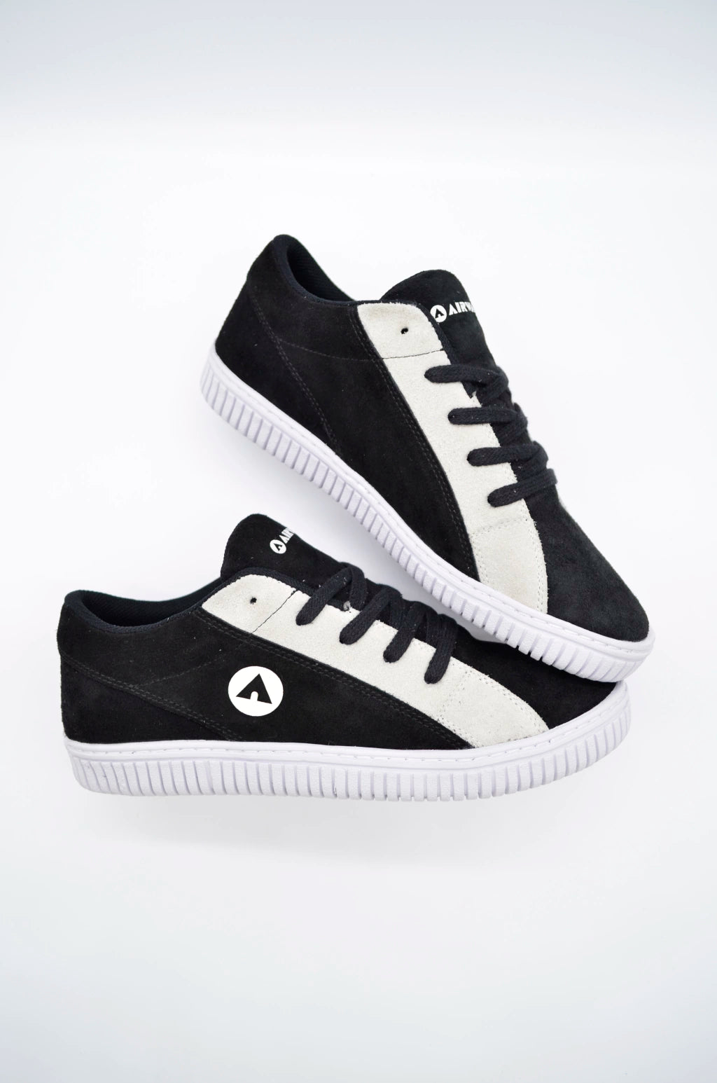 Air Walk H One Black & Gray Sneakers - Comfortable Walking Shoes for Men & Women - Perfect for Running, Gym, and Casual Wear