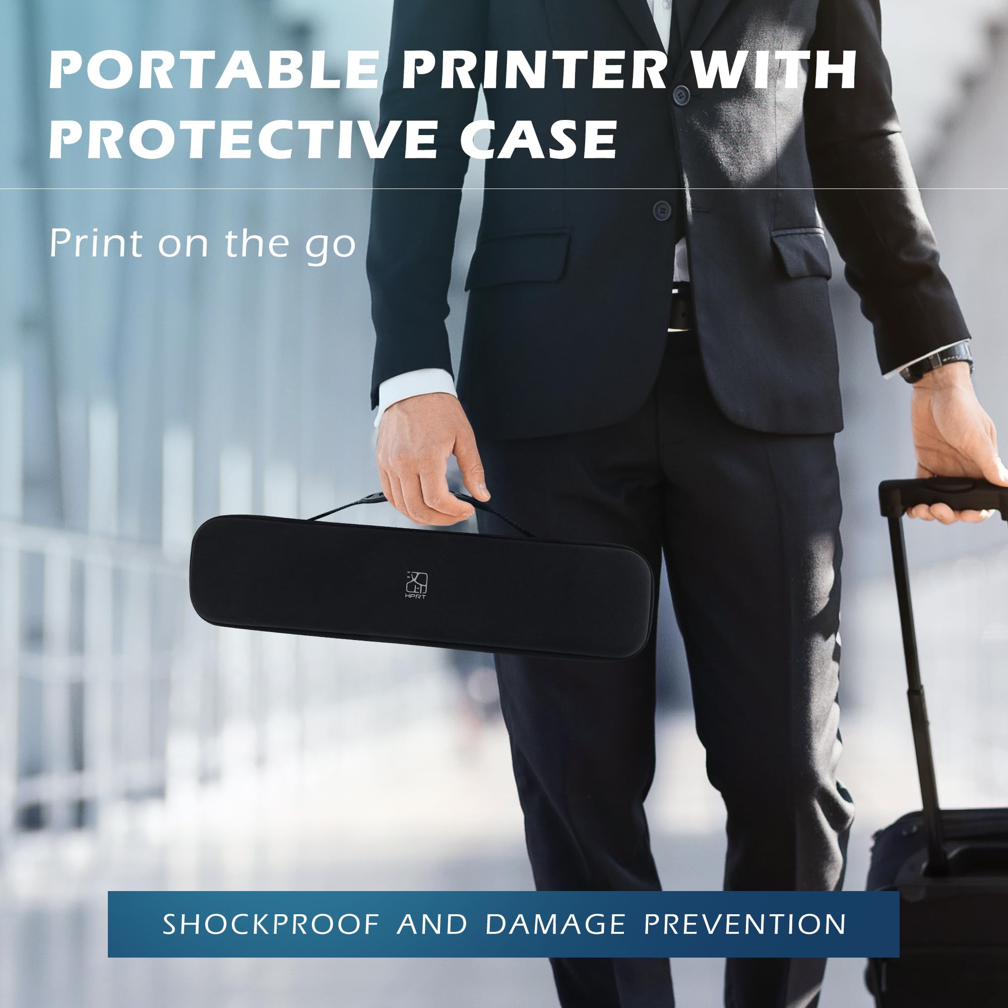 HPRT Upgraded MT866 Wireless Thermal Printer - Portable 8.5