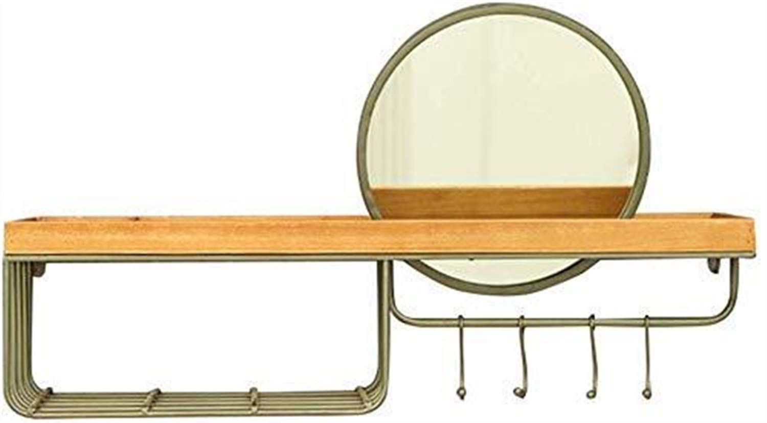 Vintage Full-Length Wall Mirror - 80x204.5cm Decorative Metal Hanging Mirror for Home, Apartment Entryway & Vanity | Makeup Mirror, Dressing Mirror & Space Enhancer for Bedroom, Living Room & Hallway