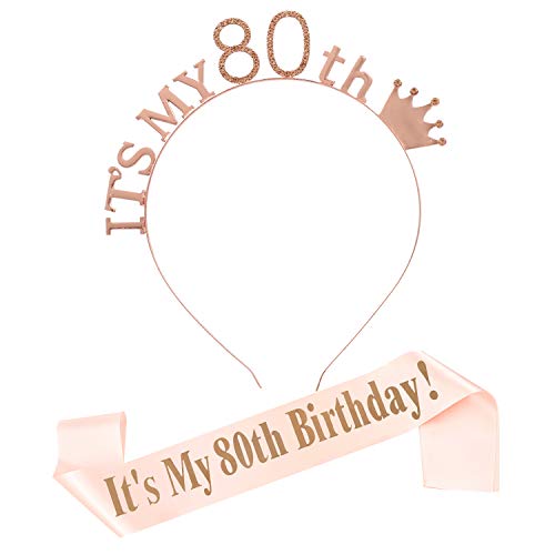 80th-headpiece Sash Set