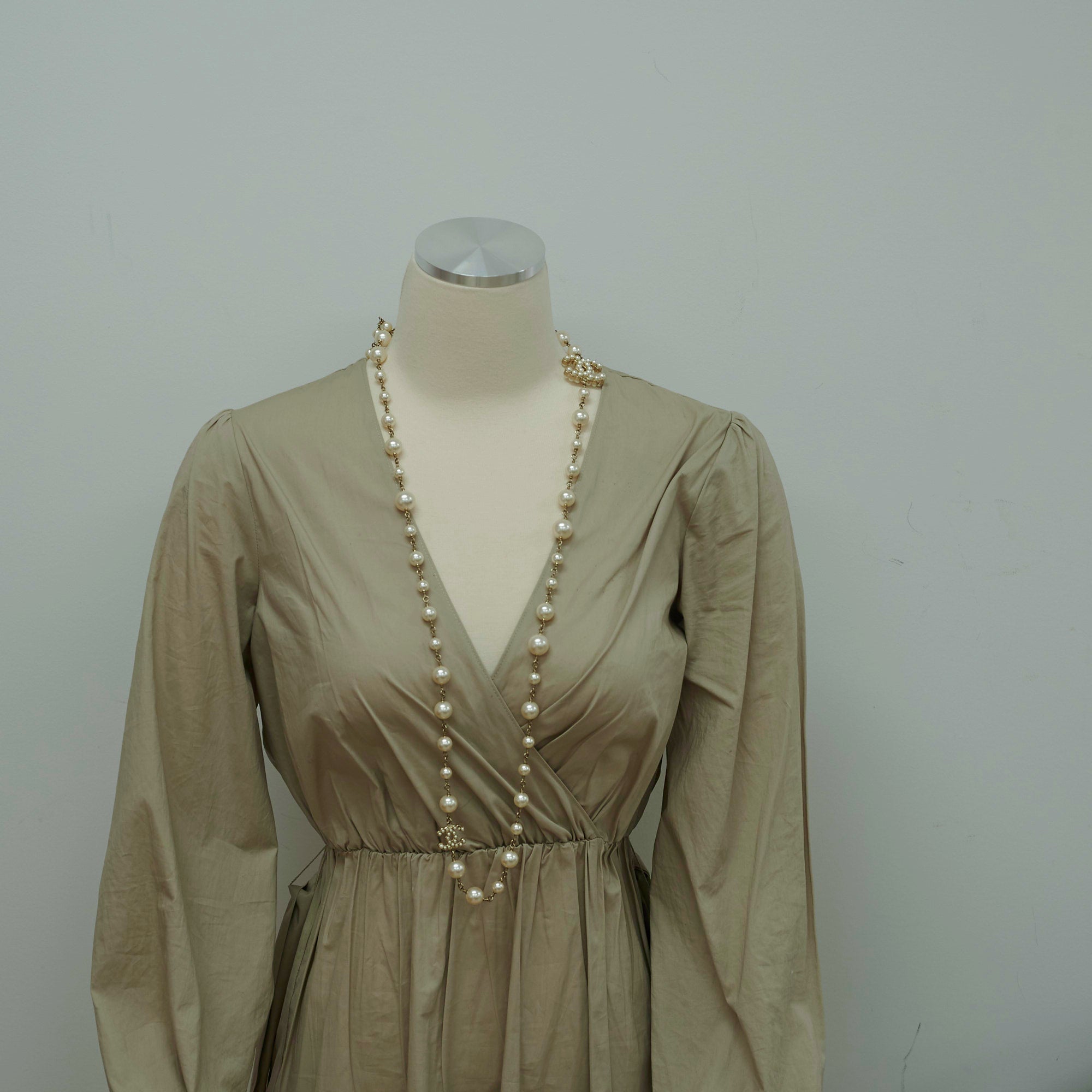 Chanel Inspired Pearl Long Necklace - Elegant Costume Jewelry for Women - Perfect for Parties, Weddings & Evening Events