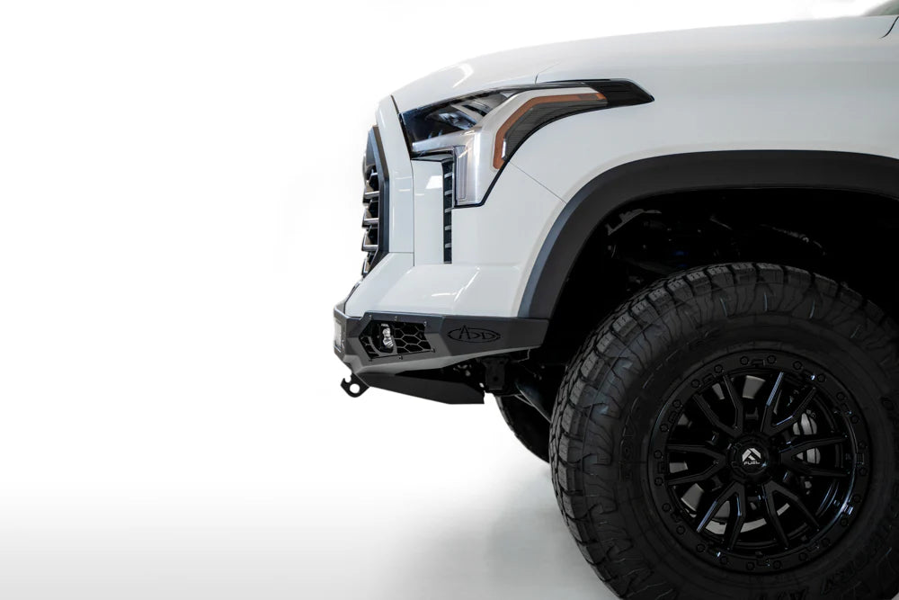 2022+ Toyota Tundra Stealth Fighter Winch Front Bumper - Heavy Duty Off-Road Bumper for Truck Protection & Recovery | Perfect for Off-Roading, Overlanding & Truck Customization