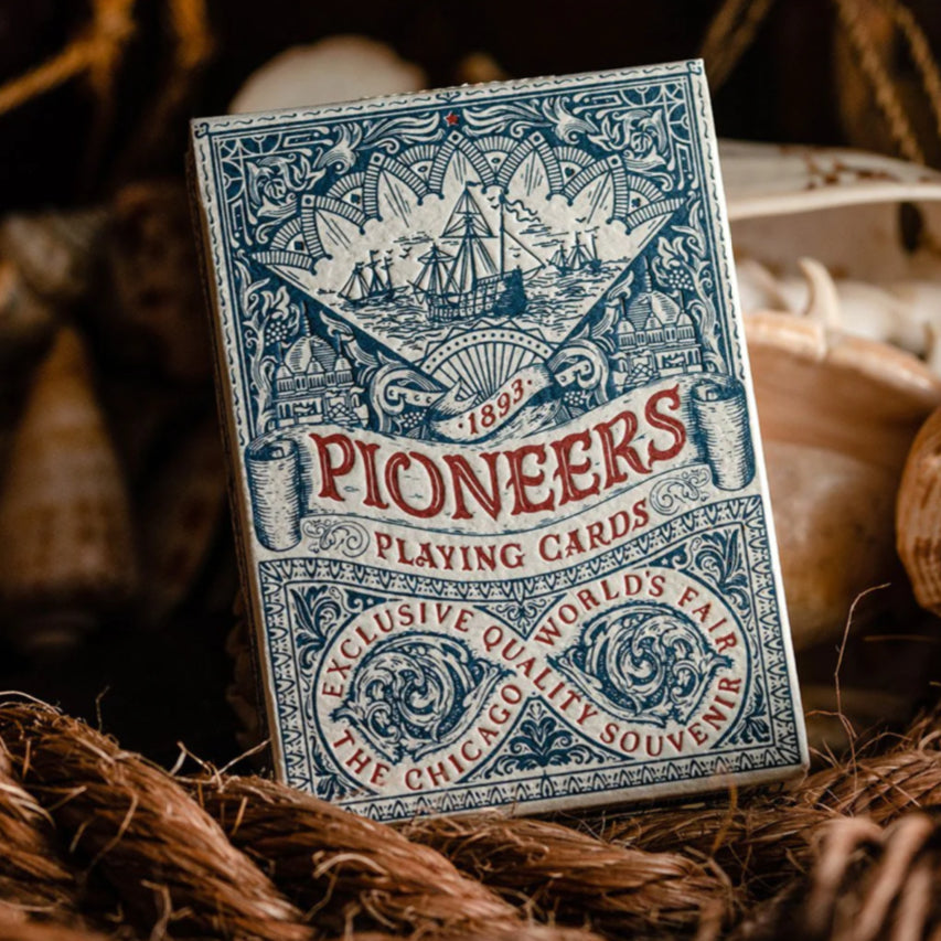 Pioneers Playing Cards - Premium Quality Poker Cards for Adults & Kids - Perfect for Poker Nights, Magic Tricks & Family Game Nights